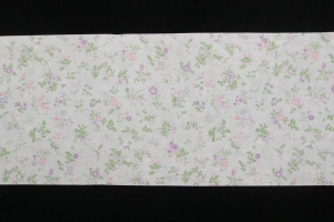 Printed Paper Ribbon, off-white/green/lavender, <a href=