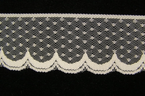2 Inch Flat Lace, Natural (50 Yards) 591 Natural MADE IN USA