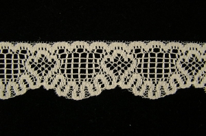 1.25 Inch Flat Lace, Natural (50 Yards) 439 Natural MADE IN USA