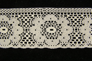 2 Inch Flat Lace, Natural (50 Yards) 397 Natural MADE IN USA