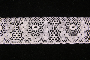 1.375 inch Flat Lace, Pink (50 Yards) MADE IN USA