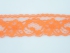 2 inch Flat Lace, Orange Popsicle (50 yards) 9665 Orange Popsicle 50, MADE IN CHINA