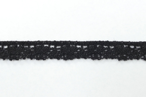 .5 Inch Flat Lace, Black (100 yards) MADE IN USA