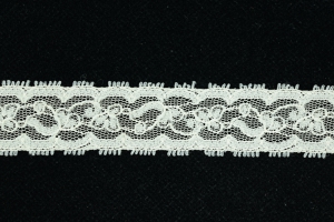 1 Inch Flat Lace, Natural (50 yards) MADE IN USA