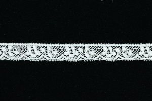 .75 inch Flat Lace, White (100 yards) MADE IN USA