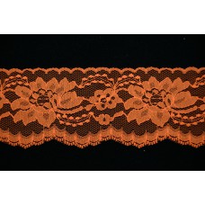 3 inch Flat Lace, Burnt Orange (325 Yard FULL SPOOL) MADE IN USA