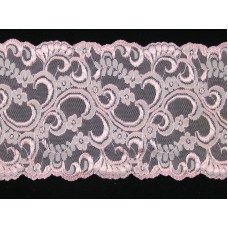 7.5 Inch Flat Double Edge Galloon Lace,  Blossom (80 YARDS - FULL SPOOL) MADE IN USA