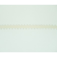 Double Faced Satin Picot Ribbon , Ivory, 3/16 Inch x 50 Yards (1 Spool) SALE ITEM