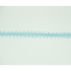 Double Faced Satin Picot Ribbon , Light Blue, 3/16 Inch x 50 Yards (1 Spool) SALE ITEM