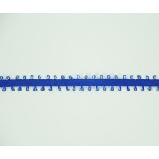 Double Faced Satin Picot Ribbon , Royal Blue, 3/16 Inch x 50 Yards (1 Spool) SALE ITEM