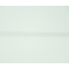 Double Faced Satin Picot Ribbon , White, 3/16 Inch x 50 Yards (1 Spool) SALE ITEM