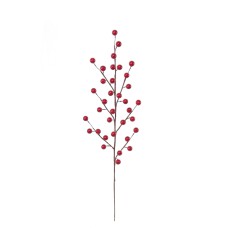Red Artificial Berry Spray w/ 35 Berries, 17.5 inch (lot of 12) SALE ITEM