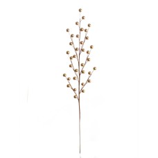 Gold Artificial Berry Spray w/ 35 Berries, 17.5 inch (lot of 12) SALE ITEM