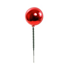 25MM Red (Shiny) Plastic Ball Pick x1 (Lot of 1 Box - 144 Pcs.) SALE ITEM