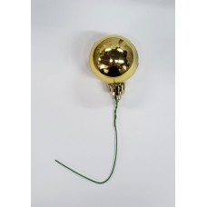 35MM Gold (Shiny) Wired Plastic Ball Pick x1 (Lot of 1 Box - 6 Dz.) SALE ITEM