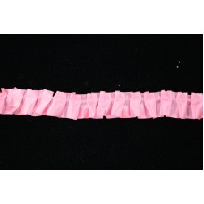 .75 Inch Pink Pleated Ribbon (25 Yards) SALE ITEM