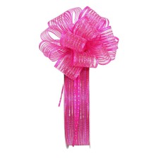 Pull Bow Ribbon, Fuchsia / Gold, 1" x 25 Yards (1 Spool) SALE ITEM