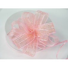 Pull Bow Ribbon, Hot Pink / Gold, 1" x 25 Yards (1 Spool) SALE ITEM