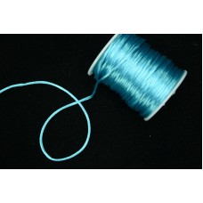 Round Satin Cord, Aqua, 1.5mm x 76 Meters / 83.11 Yards (1 Spool) SALE ITEM