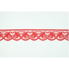 1.25 inch Flat Lace, Red (100 YARDS - FULL SPOOL) MADE IN USA