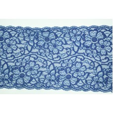 6.75 Inch Flat Double Edge Galloon Lace, American Navy (85 YARDS - FULL SPOOL) MADE IN USA