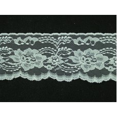 4 inch Flat Lace, Ivory (170 YARD FULL SPOOL) MADE IN USA