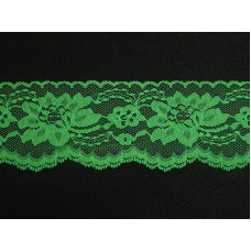 3 Inch Flat Lace, Emerald Green (325 YARD FULL SPOOL) MADE IN USA