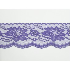 3 Inch Flat Lace, Purple (325 YARDS - FULL SPOOL) MADE IN USA