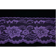 4 Inch Flat Lace, Royal Lilac (170 YARDS - FULL SPOOL) MADE IN USA
