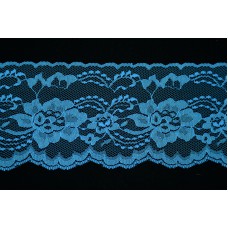 4 Inch Flat Lace, Brilliant Blue (170 YARDS - FULL SPOOL) MADE IN USA