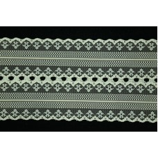 4 Inch Flat Double Edge Galloon Lace, Natural (74 Yard - FULL SPOOL) MADE IN USA