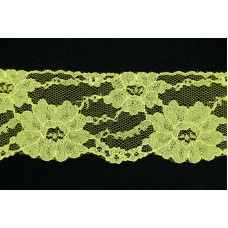 3 inch Flat Lace, Buttercup (216-yard FULL SPOOL) MADE IN USA