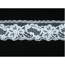 2 inch Flat Lace, Blanc de Blanc (520 YARDS FULL SPOOL) 9665 Blanc de Blanc 520, MADE IN CHINA