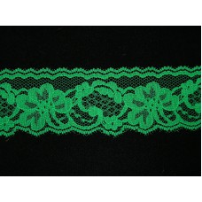 2 inch Flat Lace, Fern Green (360 YARDS FULL SPOOL) 9665 Fern Green 360, MADE IN CHINA