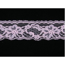 2 inch Flat Lace, Rose Shadow (406 YARDS FULL SPOOL) 9665 Rose Shadow 406, MADE IN CHINA
