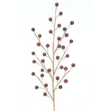 Red Artificial Berry Spray With 35 Berries (Lot of 1 Bag - 12 Berry Sprays Per Bag) SALE ITEM