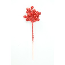 Red Lacquered Berry Pick  (Lot of 12) SALE ITEM