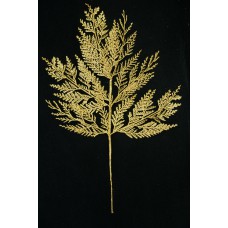 Gold Glittered Cedar Branch (lot of 12) SALE ITEM