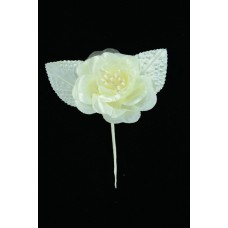 Ivory Open Rose  (Lot of 12) SALE ITEM