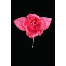 Fuchsia Open Rose  (Lot of 12) SALE ITEM