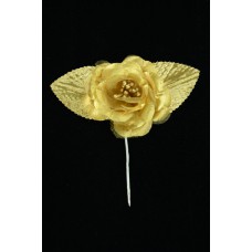 Gold Open Rose  (Lot of 12) SALE ITEM