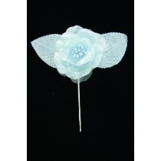 Light Blue Open Rose  (Lot of 12) SALE ITEM