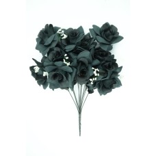 Black Micro Peach Open Rose Bush x12 (Lot of 1) SALE ITEM