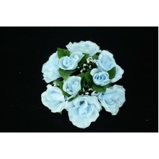 Light Blue Candle Ring For Pillar Candle (Lot of 1) SALE ITEM