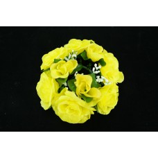 Yellow Candle Ring For Pillar Candle (Lot of 1) SALE ITEM