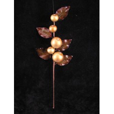 Gold Artificial Berry Spray, 16 inch (lot of 36)