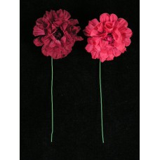 Zinnia Pick, burgundy (lot of 24)