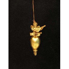 Gold Christmas Tree Ornaments, 5.25 inch (lot of 12) Gold Christmas Tree Ornaments, 5.25 inch (lot of 12)