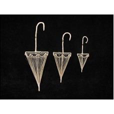 Abaca Umbrella, set of 3 (lot of 2 Sets) SALE ITEM