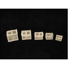 Abaca Treasure Box, set of 5 (lot of 1 set) SALE ITEM